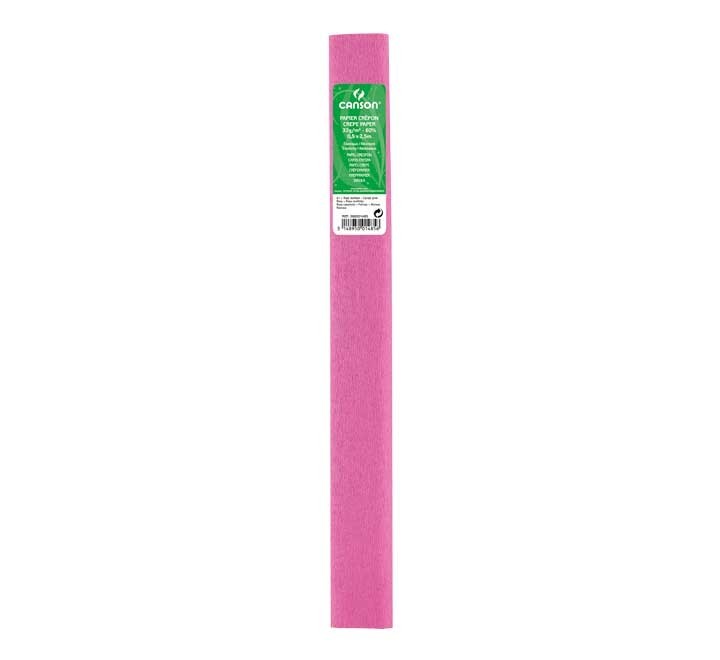 r. papel crepe canson 0.50x2.5m rosa 200001485