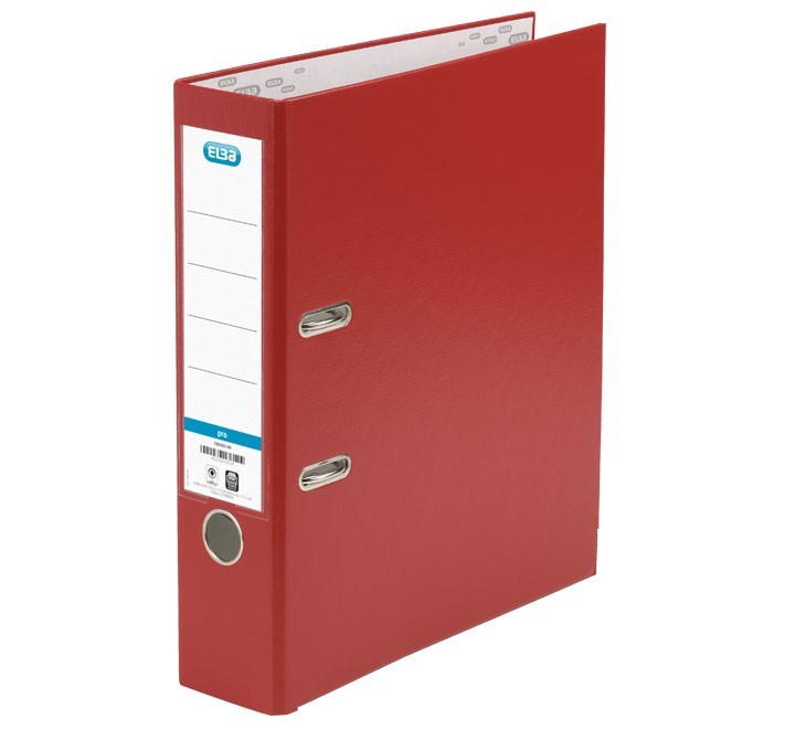 archiv. elba palanca rado top a4 80mm rojo