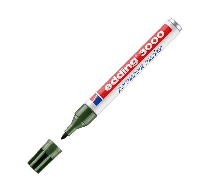 marcad. perm edding 3000 1.5 3mm ve oliva