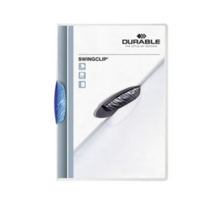dossier durable swingclip 30h a4 transl. azul
