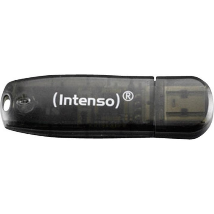 intenso 3502470 l?piz usb 2.0 rainbow 16gb negro