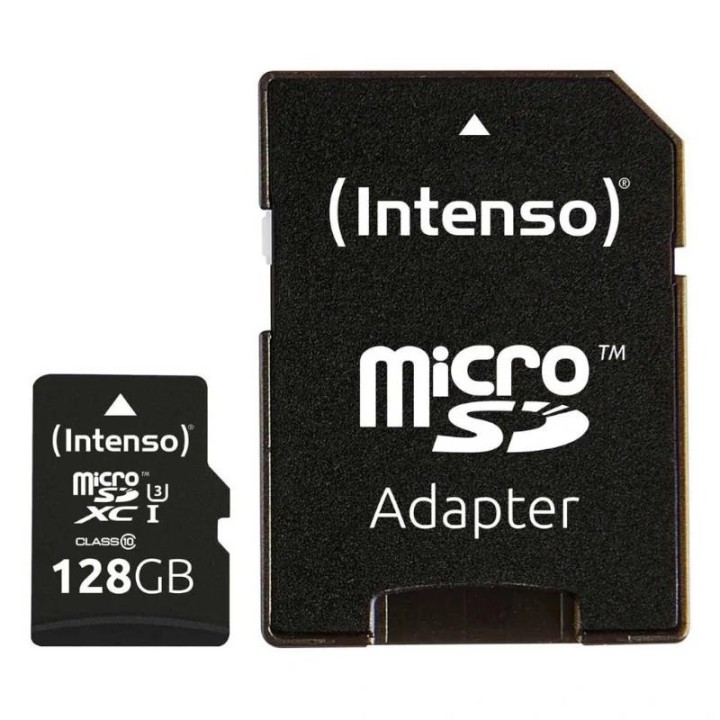 intenso 3433491 micro sd uhs i profesional 128gb