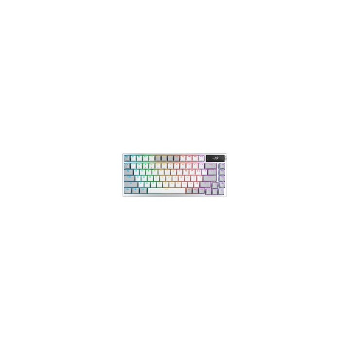 asus teclado asus rog azoth  blanco