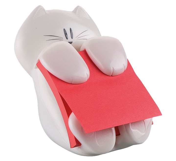 disp. post it gato z notes+bloc super sticky