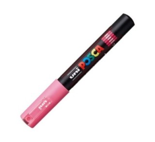 rotulador uni ball posca pc1m 0.7 rosa