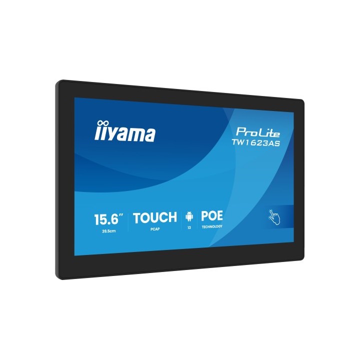 iiyama iiyama 15,6" panel pc android 13+gms, soc quad core rk3568 4gb, 32gb, 10 points touch, 1920x1