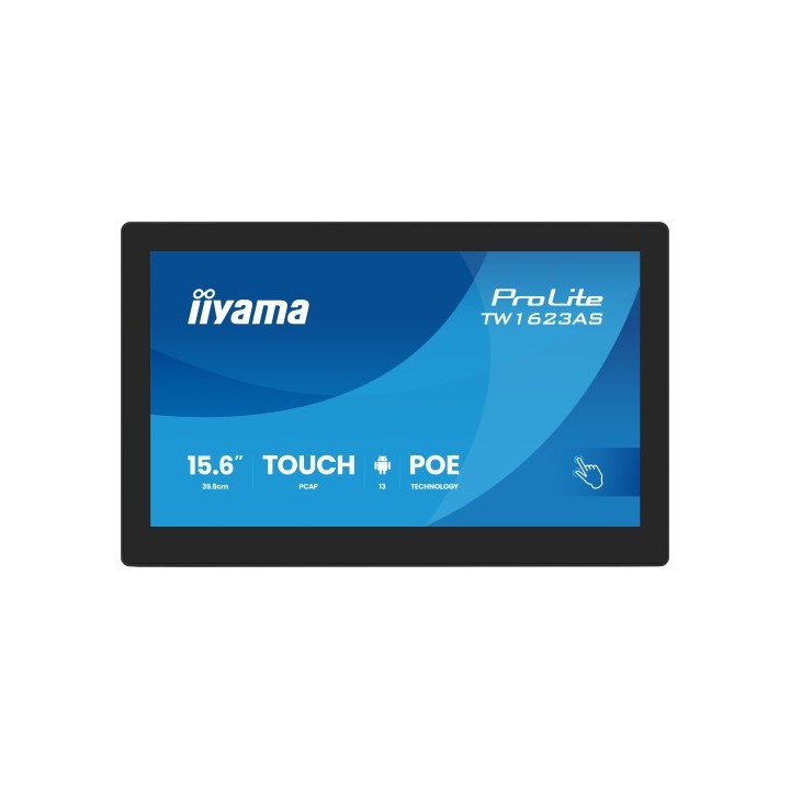 iiyama iiyama 15,6" panel pc android 13+gms, soc quad core rk3568 4gb, 32gb, 10 points touch, 1920x1