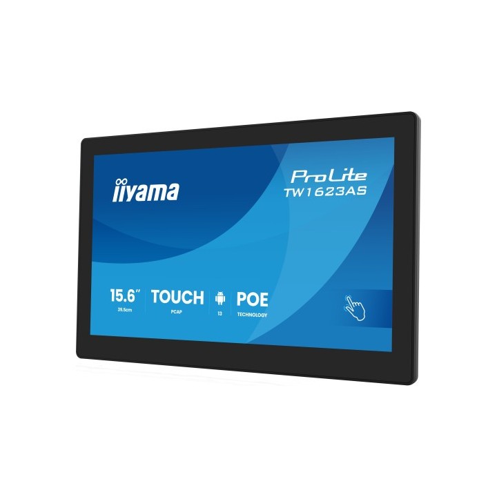 iiyama iiyama 15,6" panel pc android 13+gms, soc quad core rk3568 4gb, 32gb, 10 points touch, 1920x1