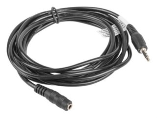 cable estereo lanberg jack 3.5 mm macho/jack 3.5mm hembra 3m negro
