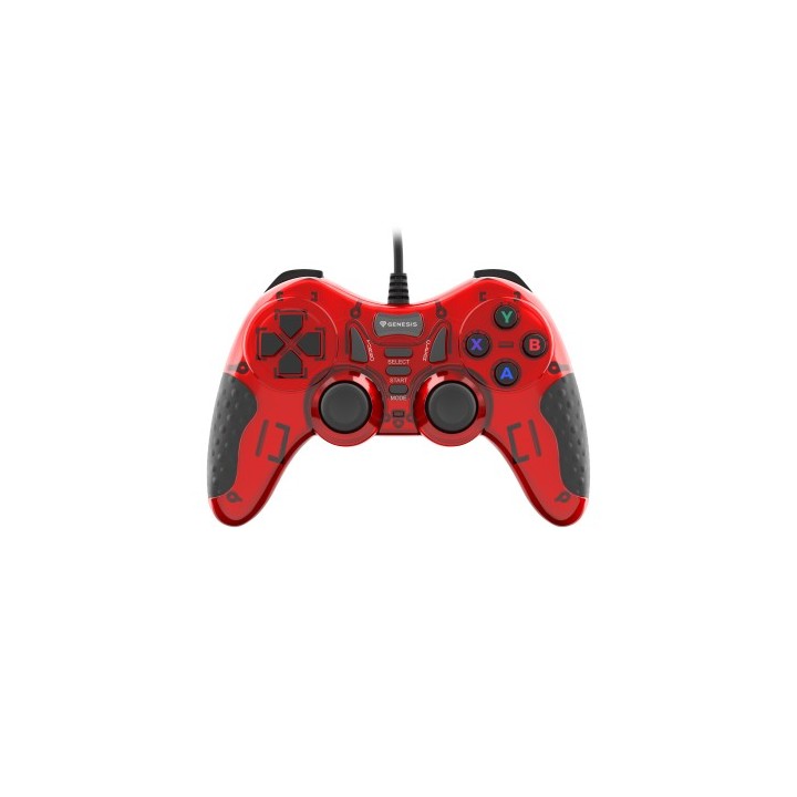 genesis genesis mangan 200 rojo usb 2.0 gamepad analogico/digital pc