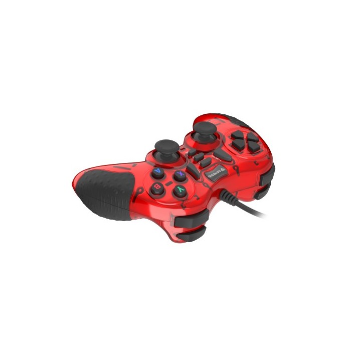 genesis genesis mangan 200 rojo usb 2.0 gamepad analogico/digital pc
