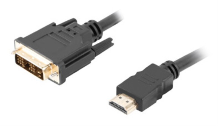 cable hdmi lanberg macho/dvi d 18+1 macho single link 3m negro