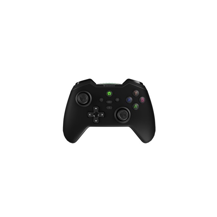 genesis genesis mangan 400 negro bluetooth gamepad analogico/digital android, mac, nintendo switch,