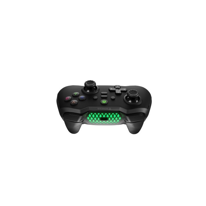genesis genesis mangan 400 negro bluetooth gamepad analogico/digital android, mac, nintendo switch,
