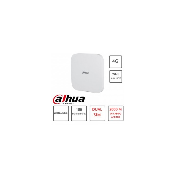 dahua  dhi arc3800h fw2 868   dahua alarma inalambrica   kit / central