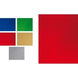 pack 10 cartulinas fixo metal 50x65 rojo