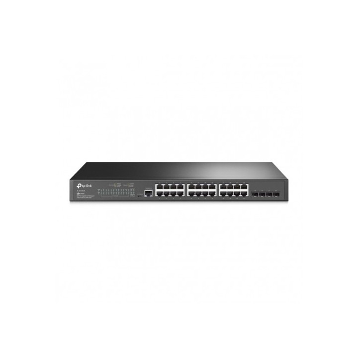tp link tp link puertos gigabit,24 puertos rj45 gigabit y 4 ranuras sfp gigabit proporcionan conexio
