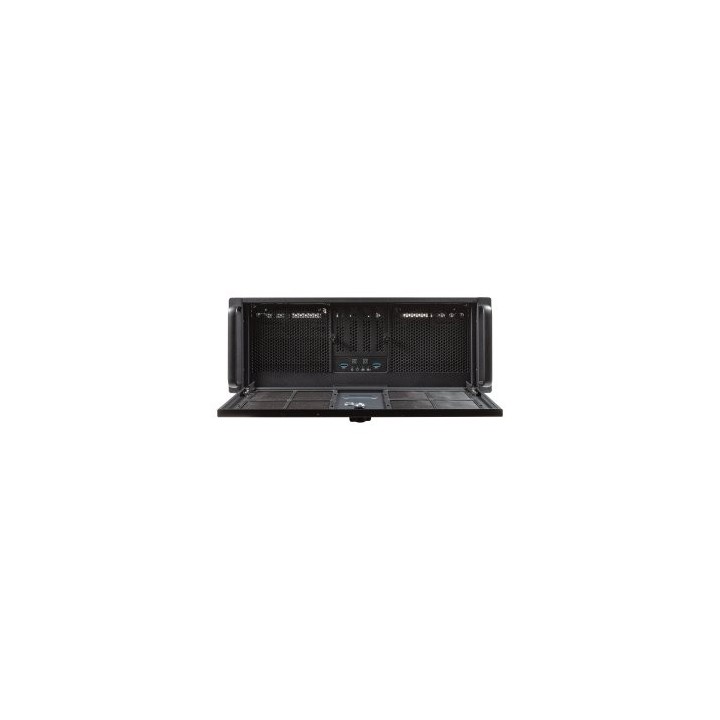 caja rack 19" 4u unykach uk51918 atx color plata negro 3 bahias 1x usb3.0 1xusb c f.a atx/ redundant