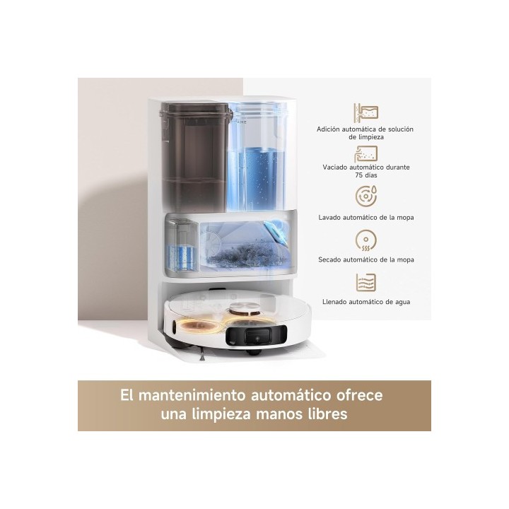 dreame dreame robot aspirador l40 ultra ae kit black
