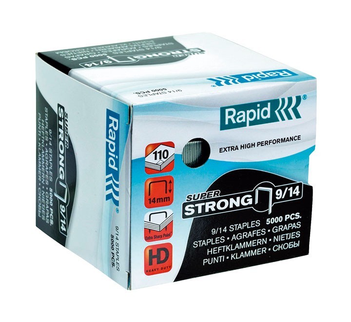 caja 5000 grapas rapid 9/14 galvanizada