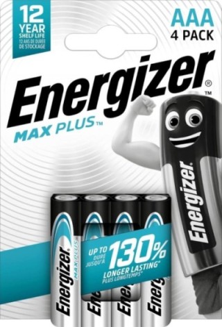blister 4 pilas energizer max plus aaa