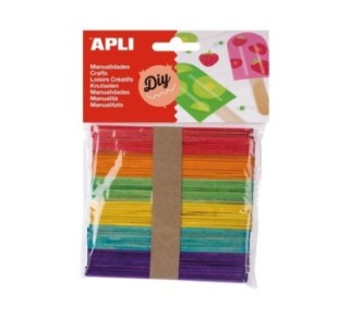 bolsa 50 palos polo apli colores surtidos