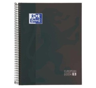 cuad oxford ebook 5 a4 5x5 120h t/ext negro