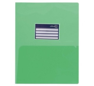 dossier c/tarjetero a4 classic verde 27636