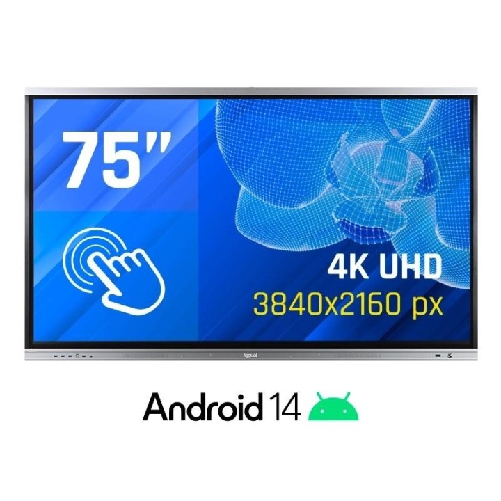 iggual pantalla interactiva 4k orchid 75"