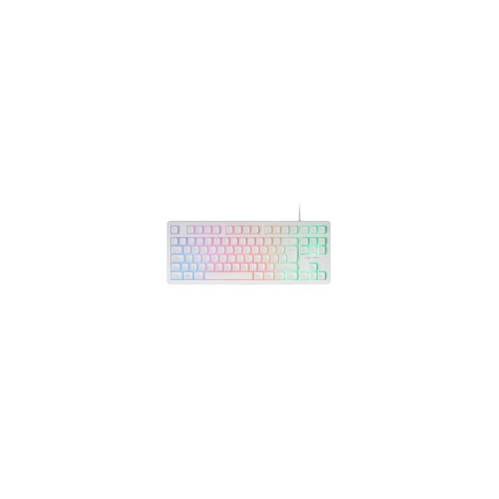 teclado h mech gaming mars gaming mk023 portugues color blanco tamano compacto tkl iluminacion rgb