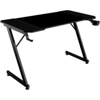 mesa mars gaming mgd x120 chasis de acero tablero negro 120x60 diseno fibra de carbono alf. xxl