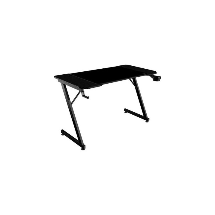 mesa mars gaming mgd x120 chasis de acero tablero negro 120x60 diseno fibra de carbono alf. xxl