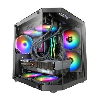 caja microatx mars gaming mc3tlite negro 3 paneles cristal templado gpu max. 275mm 1x3.5 2x2.5
