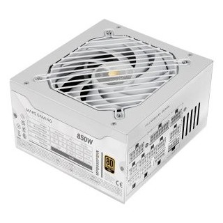 fuente de alimentacion modular mars gaming 850w atx 3.1 80+ gold 140mm silent blanco
