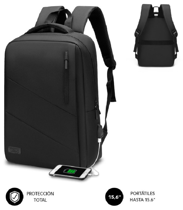 mochila subblim city backpack 15,6" black