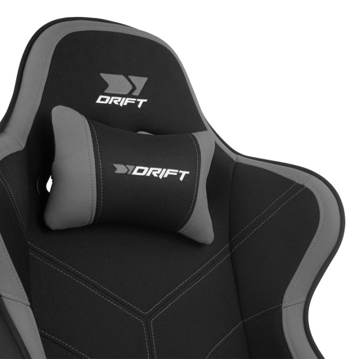 drift drift dr110bgray silla para videojuegos butaca para jugar asiento acolchado negro, gris