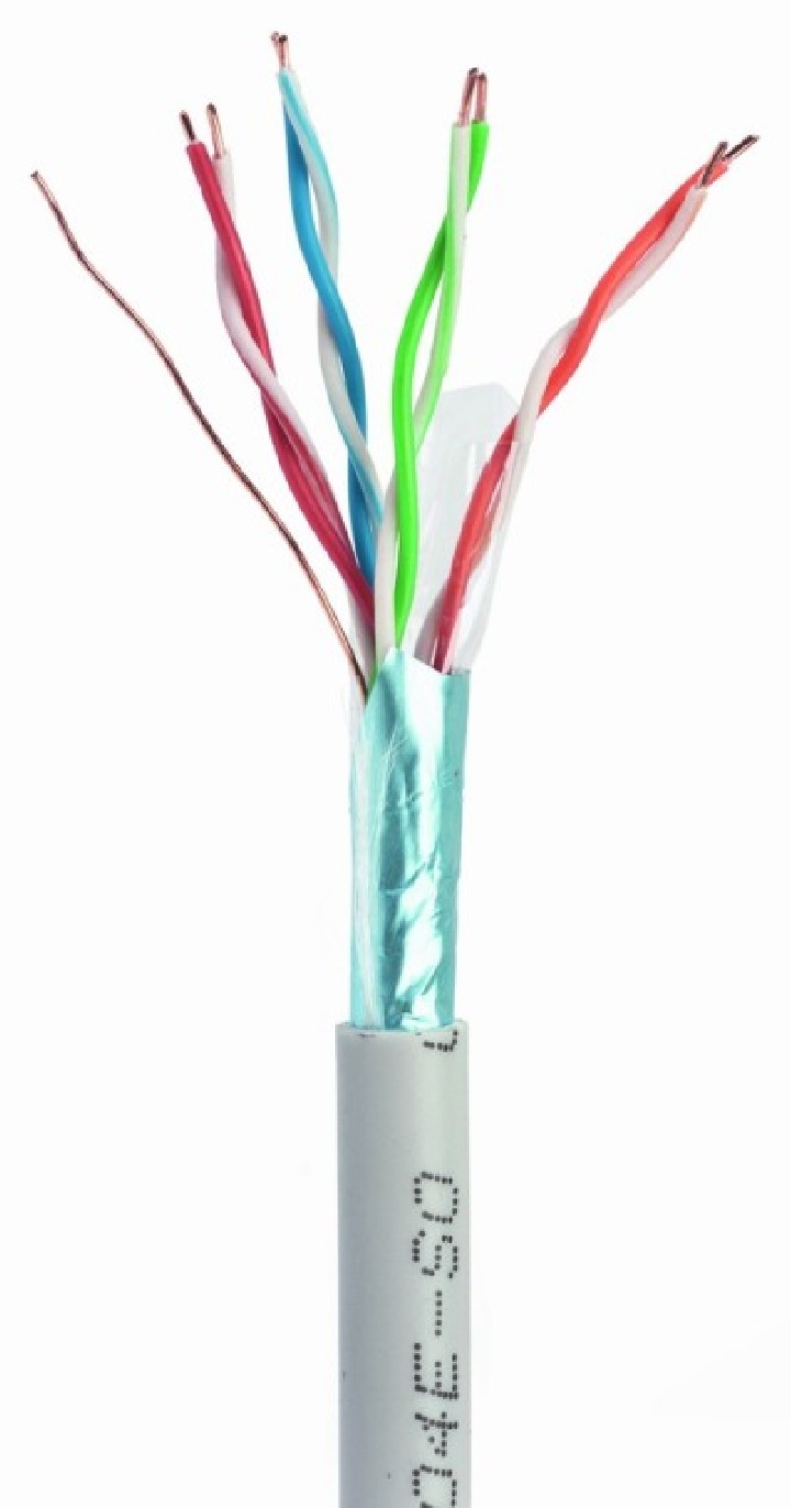 cable red ftp gembird cat5e cca premium solido 100 m