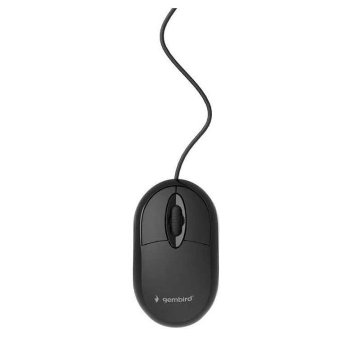 gembird rat?n ?ptico usb  3 botones cable negro