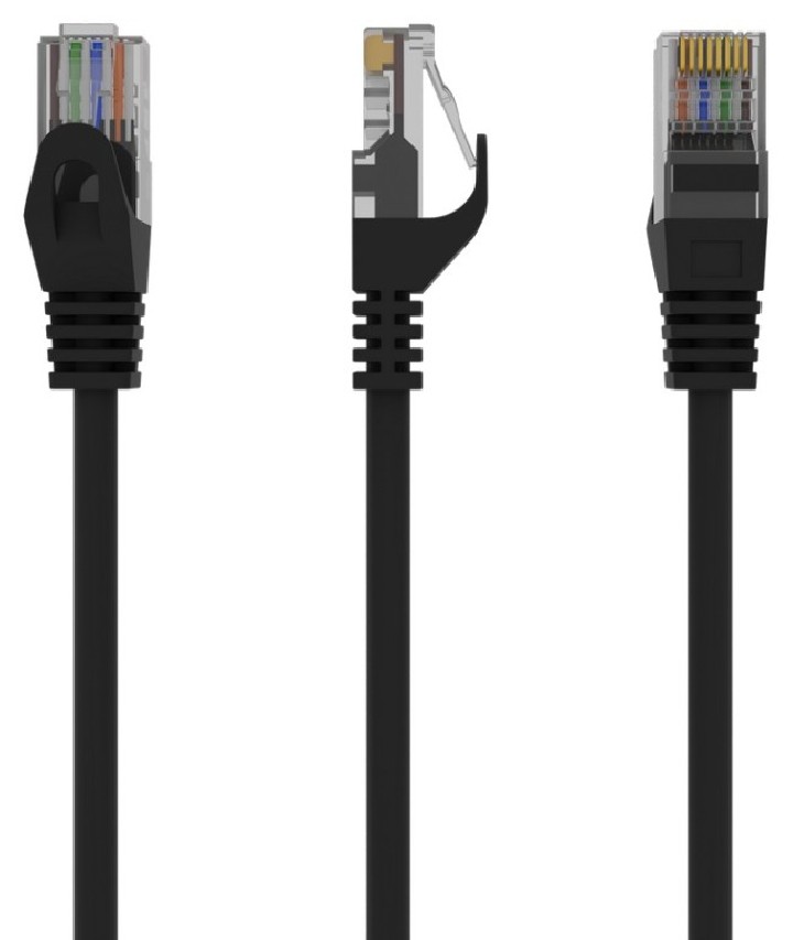 cable red utp gembird cat 6 negro 2m