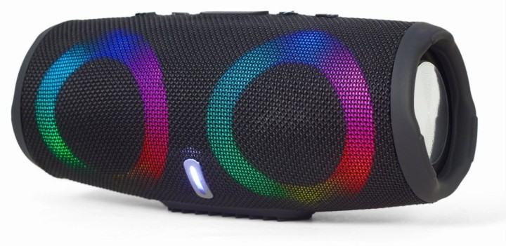 altavoz portatil gembird spk bt led 02 10w bluetooth negro