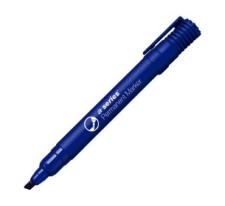 marcador a series perm pta bisel azul as1087