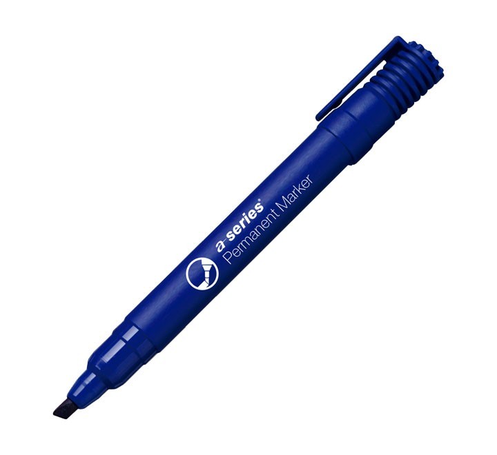 marcador a series perm pta bisel azul as1087