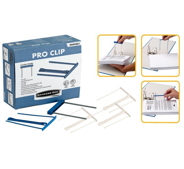 c.100 fastener plast. fellowes 100mm blanco