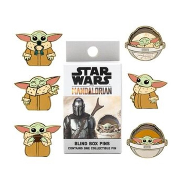loungefly caja sorpresa pin sello loungefly funko disney star wars the mandalorian grogu baby yoda m