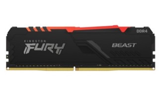 kingston memoria kingston fury beast rgb ddr4 16gb  kit 2  3200mhz  cl16         kf432c16bb2ak2/16