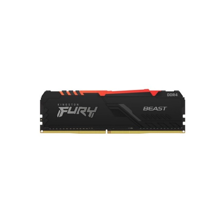 kingston memoria kingston fury beast rgb ddr4 16gb  kit 2  3200mhz  cl16         kf432c16bb2ak2/16