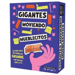 asmodee juego de mesa gigantes moviendo mueblecitos