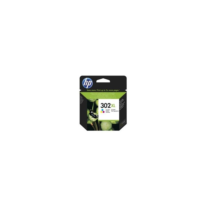 hp cartucho tinta hp f6u67ae color n? 302xl deskjet 1010   2130   45020