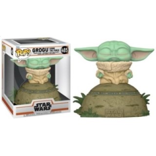 funko funko pop deluxe star wars the mandalorian the child usando la fuerza  sfx  58390