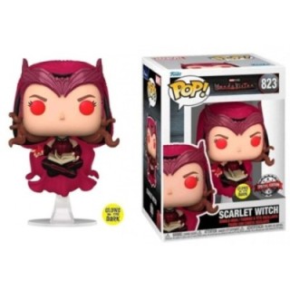 funko funko pop marvel wandavision glows scarlet witch 62345